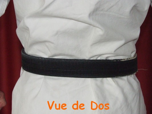 Nouer sa ceinture-Dos